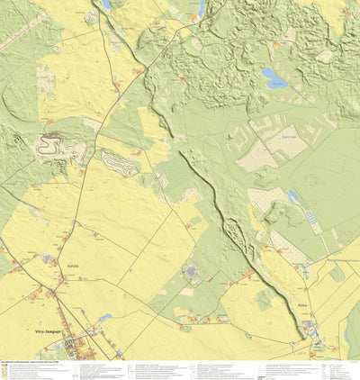Maa-amet Kehala küla, Vinni vald digital map