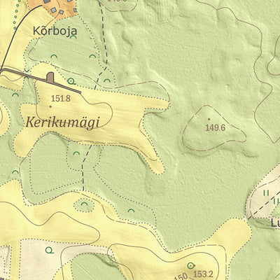 Maa-amet Kellämäe küla, Rõuge vald digital map