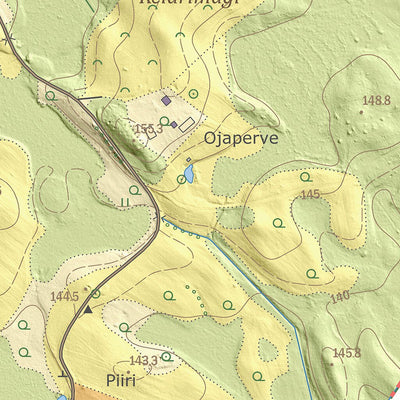 Maa-amet Kellämäe küla, Rõuge vald digital map