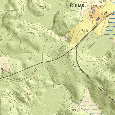Maa-amet Ketneri küla, Nõo vald digital map