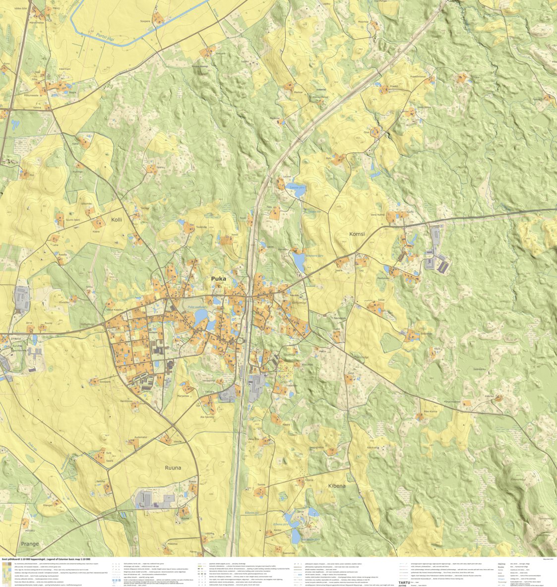 Kibena küla, Otepää vald Map by Maa-amet | Avenza Maps