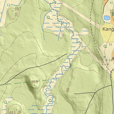 Maa-amet Kiidjärve küla, Põlva vald digital map