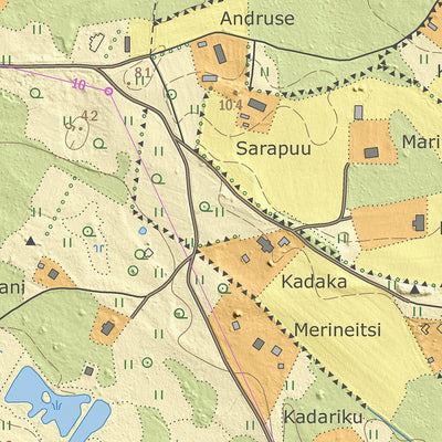Maa-amet Kiritu küla, Saaremaa vald digital map