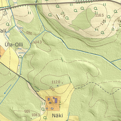 Maa-amet Kodijärve küla, Kambja vald digital map