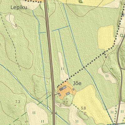 Maa-amet Koigi küla, Saaremaa vald digital map