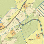 Maa-amet Kõnnujõe küla, Tartu vald digital map