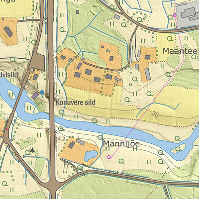 Maa-amet Konuvere küla, Märjamaa vald digital map