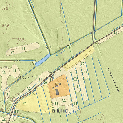 Maa-amet Koogiste küla, Kehtna vald digital map