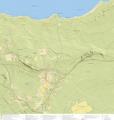 Maa-amet Kõpu küla, Hiiumaa vald digital map