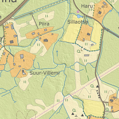 Maa-amet Kõrgessaare alevik, Hiiumaa vald (1) digital map