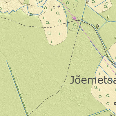 Maa-amet Kõrve küla, Mustvee vald digital map
