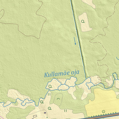 Maa-amet Kõrvemetsa küla, Mustvee vald digital map