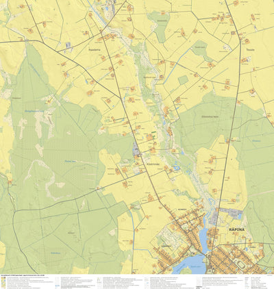 Maa-amet Köstrimäe küla, Räpina vald digital map