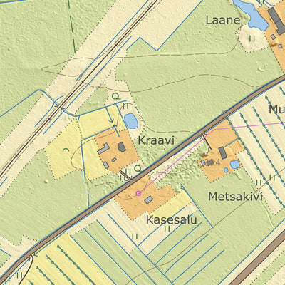 Maa-amet Kuiaru küla, Tori vald digital map