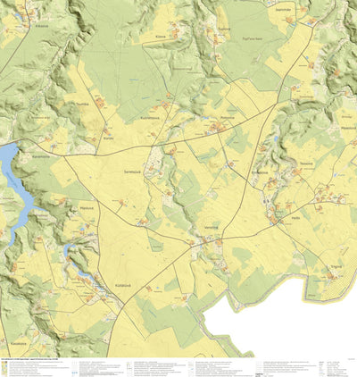 Maa-amet Küllätüvä küla, Setomaa vald digital map
