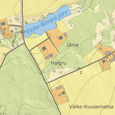 Maa-amet Kulli küla, Elva vald digital map