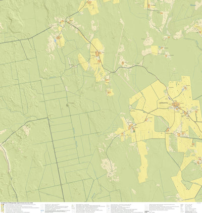 Maa-amet Laekannu küla, Mustvee vald digital map