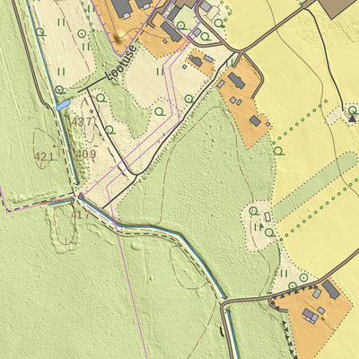 Maa-amet Lähtse küla, Kiili vald digital map