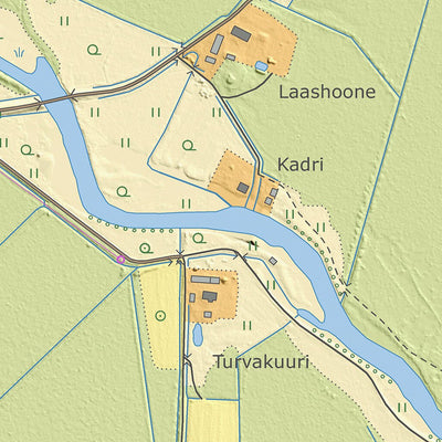 Maa-amet Lalsi küla, Viljandi vald digital map