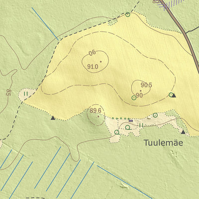 Maa-amet Läste küla, Tapa vald digital map