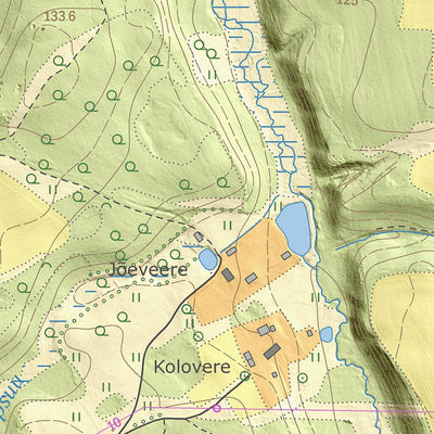 Maa-amet Lauri küla, Kanepi vald digital map