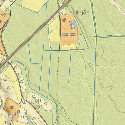 Maa-amet Lemmaku küla, Alutaguse vald digital map