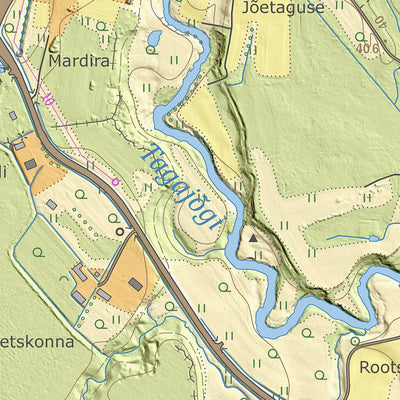 Maa-amet Lemmaku küla, Alutaguse vald digital map