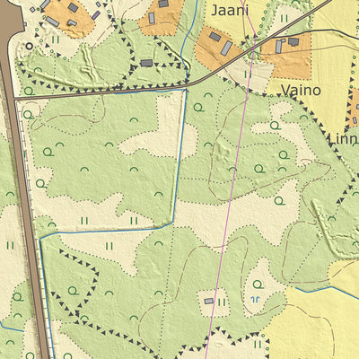 Maa-amet Linnuse küla, Muhu vald digital map