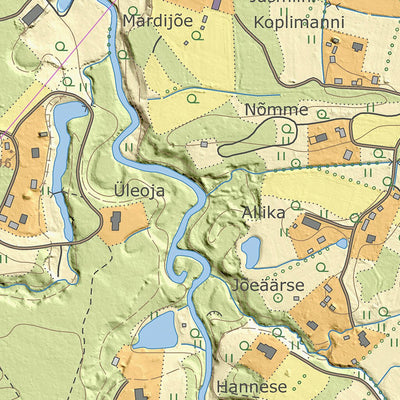 Maa-amet Määra küla, Lääne-Harju vald digital map