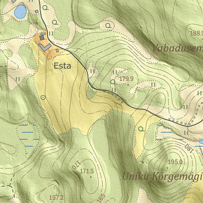 Maa-amet Mäeküla, Otepää vald digital map