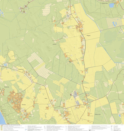 Maa-amet Mägari küla, Haapsalu linn digital map