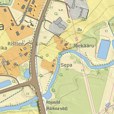 Maa-amet Maramaa küla, Tartu vald digital map