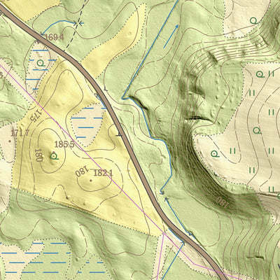 Maa-amet Meegaste küla, Otepää vald digital map