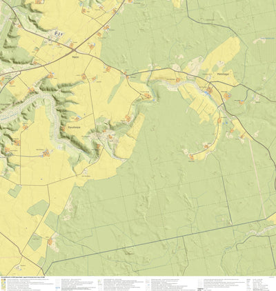 Maa-amet Metstaga küla, Rõuge vald digital map