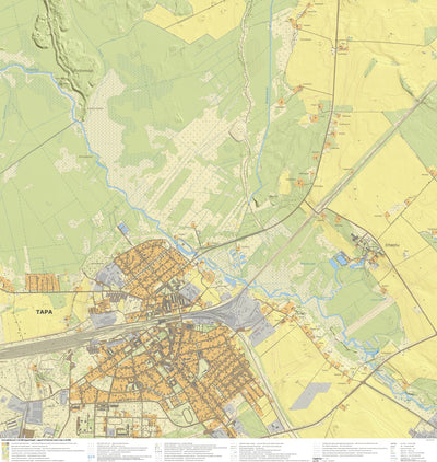 Maa-amet Moe küla, Tapa vald digital map