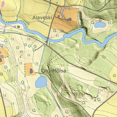 Maa-amet Möldre küla, Tõrva vald digital map