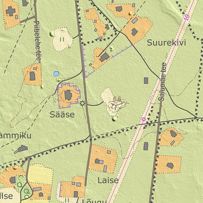 Maa-amet Muratsi küla, Saaremaa vald (1) digital map