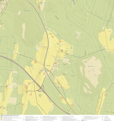 Maa-amet Mustla-Nõmme küla, Paide linn digital map