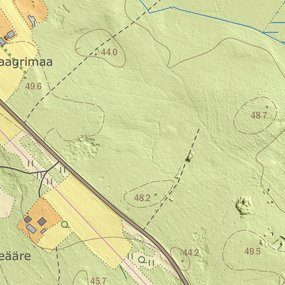 Maa-amet Muusika küla, Saue vald digital map
