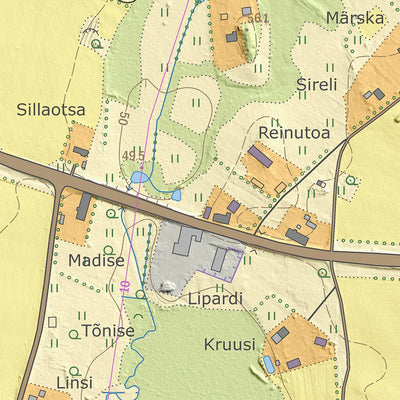Maa-amet Neanurme küla, Põltsamaa vald digital map