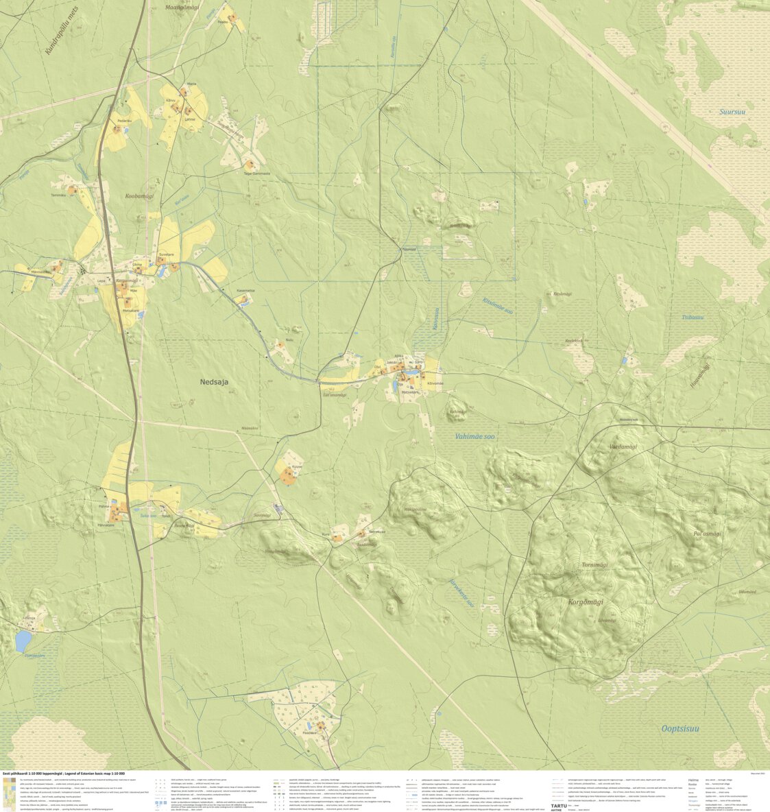 Nedsaja küla, Setomaa vald Map by Maa-amet | Avenza Maps