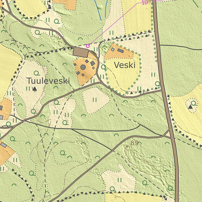 Maa-amet Nehatu küla, Lääneranna vald digital map