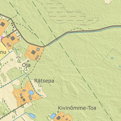 Maa-amet Nõmmemaa küla, Lääne-Nigula vald digital map