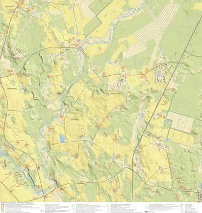 Maa-amet Odivere küla, Mustvee vald digital map