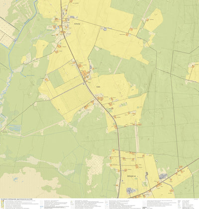 Maa-amet Oeti küla, Paide linn digital map