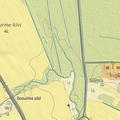 Maa-amet Oonurme küla, Alutaguse vald (2) digital map