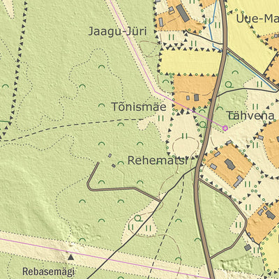 Maa-amet Pädaste küla, Muhu vald digital map