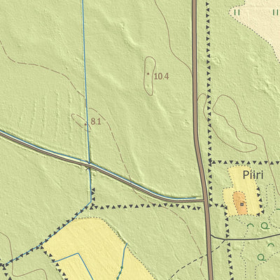 Maa-amet Pädaste küla, Muhu vald digital map