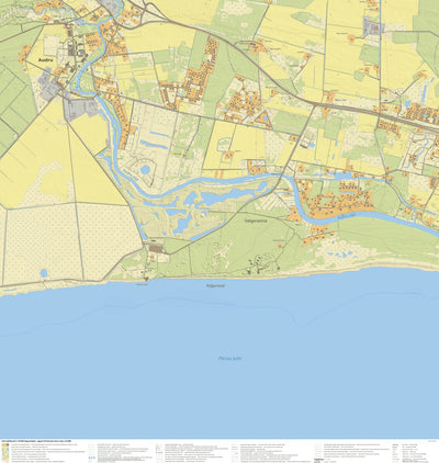 Maa-amet Papsaare küla, Pärnu linn digital map