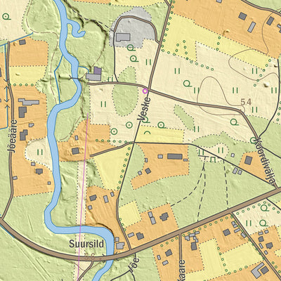Maa-amet Parasmetsa küla, Saaremaa vald digital map